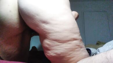 Oops I peed! PAWG Pink TRIES to FART but Can't! Accidentally Pees Bed Licks Piss Puddle Yum!