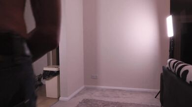 Queen Mona Blindfolded, On Collar & Leash For The Candy Man's Pleasure BDSM PVC Old &  Big Cock