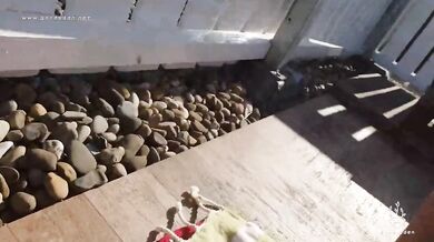 Shy Girl fuck on Rooftop and getting caught