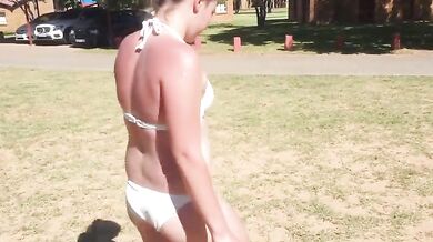 Teen humiliating walking pubic piss facial