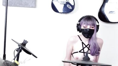 Trying To Drum W/ Vibrator In Pussy (Low Setting) (This Too Shall Pass)