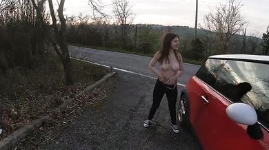 Very risky public sex in the street during quarantine... fuck coronavirus!!