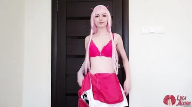 Zero Two got anal creampie