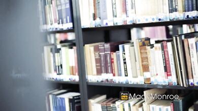 MADYMONROE MASTURBATING AT A PUBLIC LIBRARY
