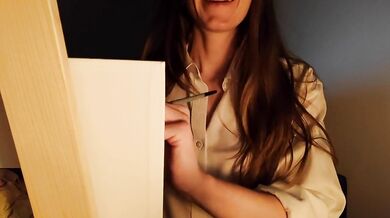 Horny painter gives you a handjob ASMR roleplay CUSTOM VIDEO