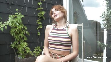 Regina Strips and Fucks Her Hairy Pussy with Sex Toy