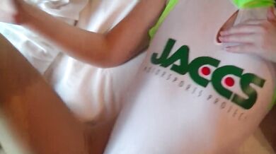 Japanese Grid Girl Race Queen Kyoko Case #10 Leotard fuck