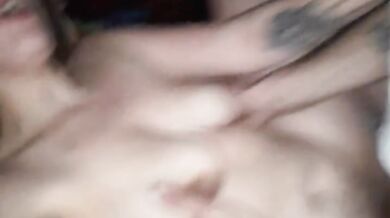 Shaking booty while sucking dick and Cums all over his cock while riding it