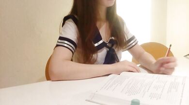 Teacher made schoolgirl stay after classes and filled her pussy with sperm