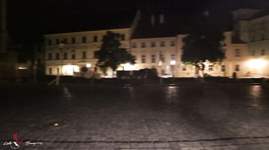 Walking in Prague at Night