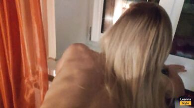 Fit Blonde Teen Has Quick Sex and Got Jizz on Her Sexy Abs - 4K 60fps