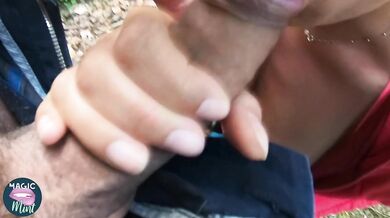 SHES WAS SO HORNY ASKING FOR A BIG COCK THAT FUCKED ME AFTER HIKING FOREST