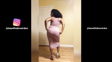 Gata Official Twerk Compilation #12 Slow Grinding Twerk Latina Thong Sexy Mini Dress