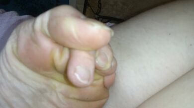 FART Fetish Slut PinkMoonLust Accidentally FARTS while making Feet Foot Play Vid Oh No She's Stinky