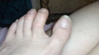 FART Fetish Slut PinkMoonLust Accidentally FARTS while making Feet Foot Play Vid Oh No She's Stinky