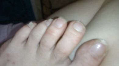 FART Fetish Slut PinkMoonLust Accidentally FARTS while making Feet Foot Play Vid Oh No She's Stinky