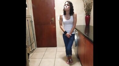Skinny girl pissing compilation