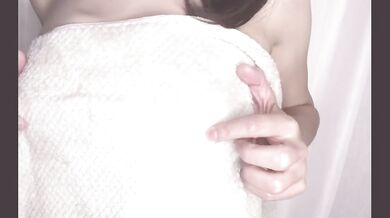 【おっぱいマッサージ BGMなし】お風呂上がりにミルクを使って乳首も一緒にモミモミクリクリします Japanese nipple bust massage masturbation orgasm