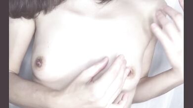 【おっぱいマッサージ BGMなし】お風呂上がりにミルクを使って乳首も一緒にモミモミクリクリします Japanese nipple bust massage masturbation orgasm