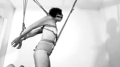 Tied up nonstop orgasm - REAL NIPPLES ORGASM