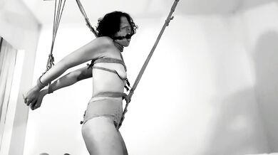 Tied up nonstop orgasm - REAL NIPPLES ORGASM