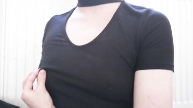 Pinching and Teasing my Nipples Until Hard