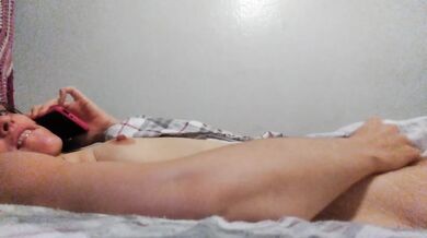 No Talking, Just Moaning Phone Sex Slut Camgirl Plays with Clitoris & Hairy Pink Pussy