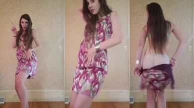 Dance & strip from dress to Selena Gomez- Love you like a love song