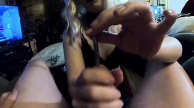Sounding Urethra Rod (8mm-10mm) Edging, to a half way Ruined Leaky Orgasm