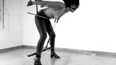 School girl gets BDSM & Bondage lesson III PERDICAMENT ORGASM