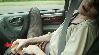 Naughty Wife Squirts In Car