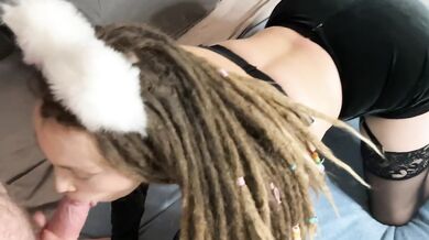 Naughty kitty is feral at times