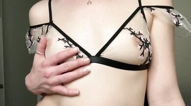 Shein Lingerie Try-On with Closeups & Crotchless Panty Teasing!