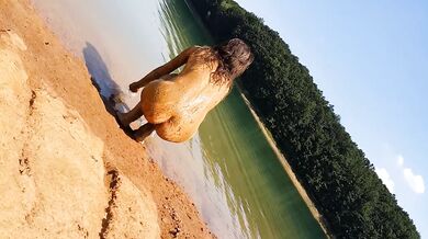 MUD Therapy at \Volcanic lake # MUD like a new Fetish