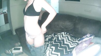 Stepdaughter caught on the family