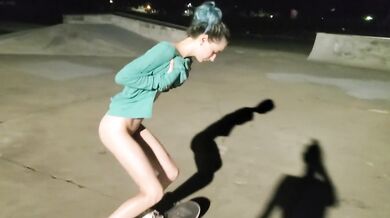 Naked Skateboarding