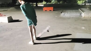 Naked Skateboarding