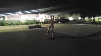 Naked Skateboarding