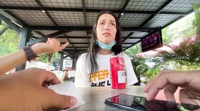 I love the reaction of my girlfriend using her toy in public // lovense lush control