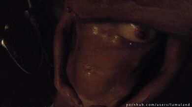 ITALIAN OILED ASS SPANKED AND FUCKED WITH BUTT PLUG AND BLUE DILDO - Complete