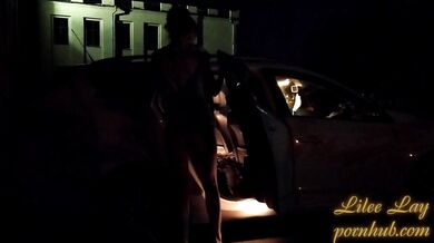 Naked walks in the city at night. Full version. In pantyhose and without. Many witnesses.