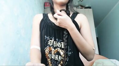 Teenager Girl play with herself