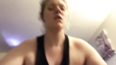 Teen fucks hard cock and screams
