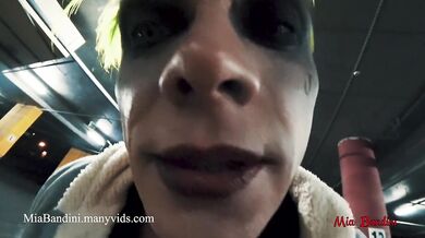 Public fuck with horny Harley Quinn. Halloween
