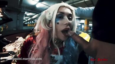 Public fuck with horny Harley Quinn. Halloween