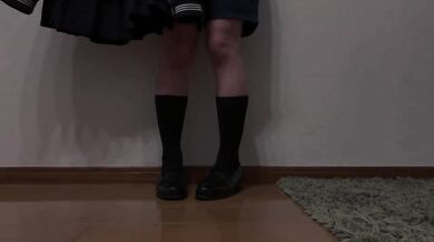 cum onto sailor school uniform