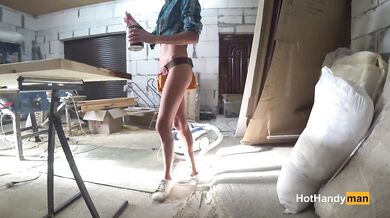DIY Floating Metal Table part 5 - Painting (Teaser 1, music - Creep)