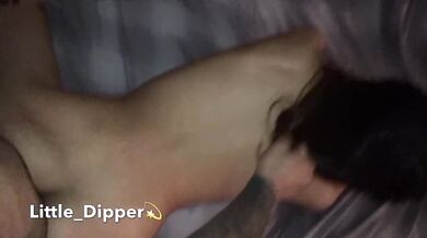 Teenager MorningSex Gagging Fucking cummed on Asshole Little_Dipper
