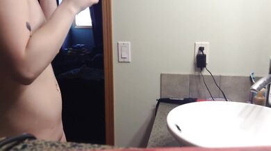 ROOMMATE getting dressed after shower! See profile 4 more