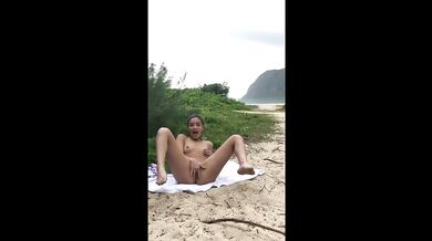 I fucked my self on the beachh